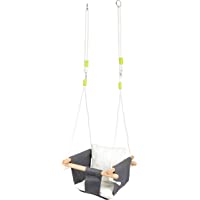 11584 Columpio para bebés Confort- Small Foot- de Madera y Tela con Cuerdas Ajustables- también Adecuado para el…
